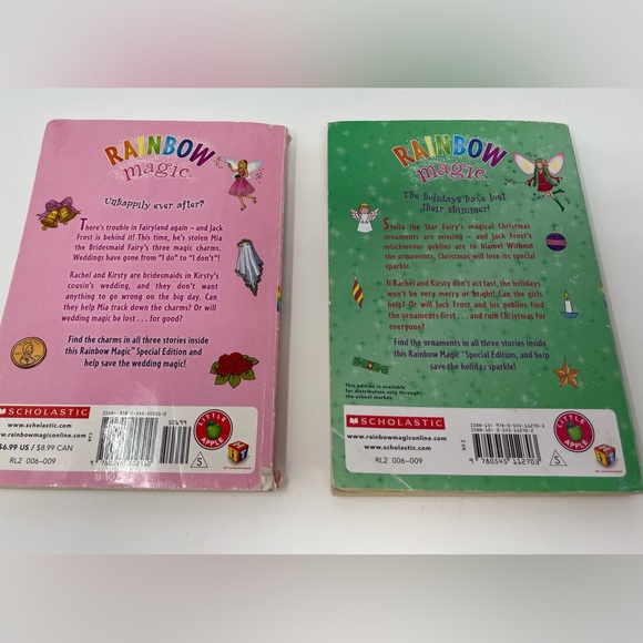 RAINBOW MAGIC FAIRIES: Two (2) Special Edition Paperback Books by Daisy Meadows - Picture 3 of 5